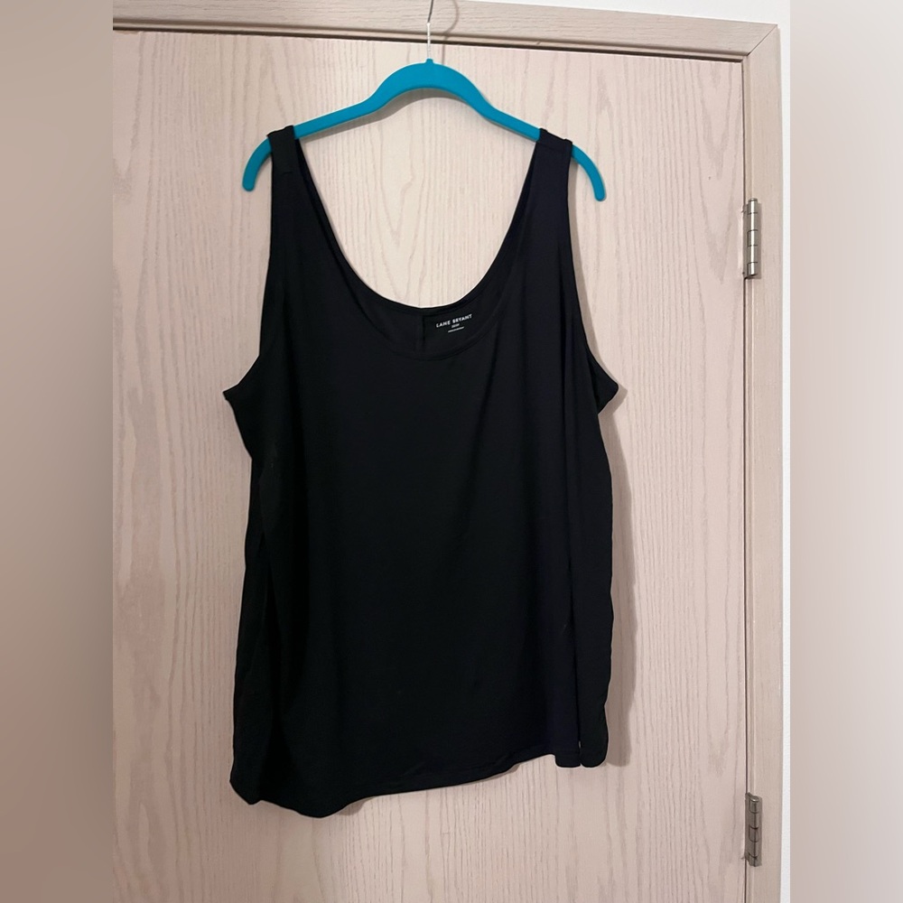 Lane Bryant Women's Black Sleeveless Top